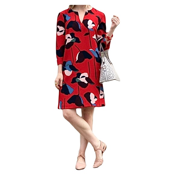 Boden Easy Notch Neck Dress 8R - Picture 2 of 12